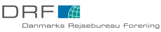 Logo for Danmarks rejsebureau forening