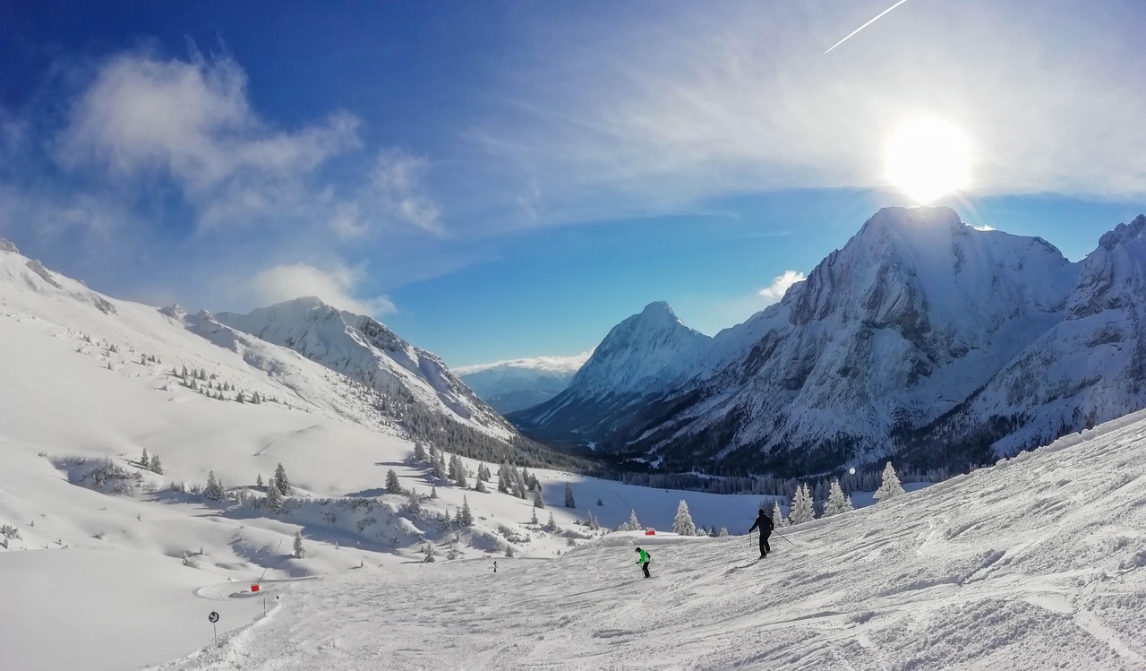 Skiing in tirol