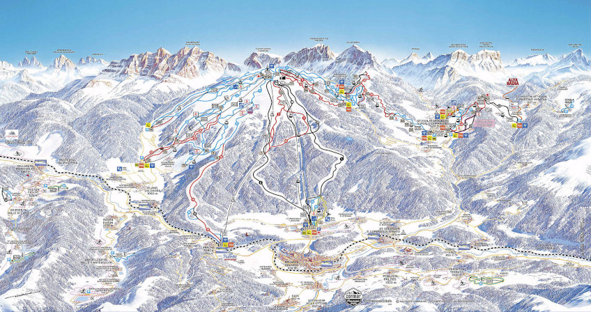Pistkarta: Kronplatz