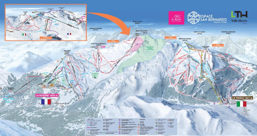 Pistkarta: La Thuile